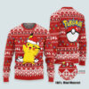 3D Anime Pokemon Pikachu Santa Custom Fandom Ugly Christmas Sweater VA311005