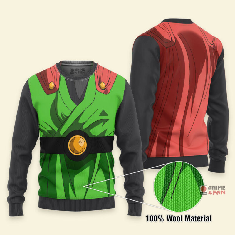 3D Anime Dragon Ball Z The Great Saiyaman Custom Cosplay Costume Ugly Christmas Sweater