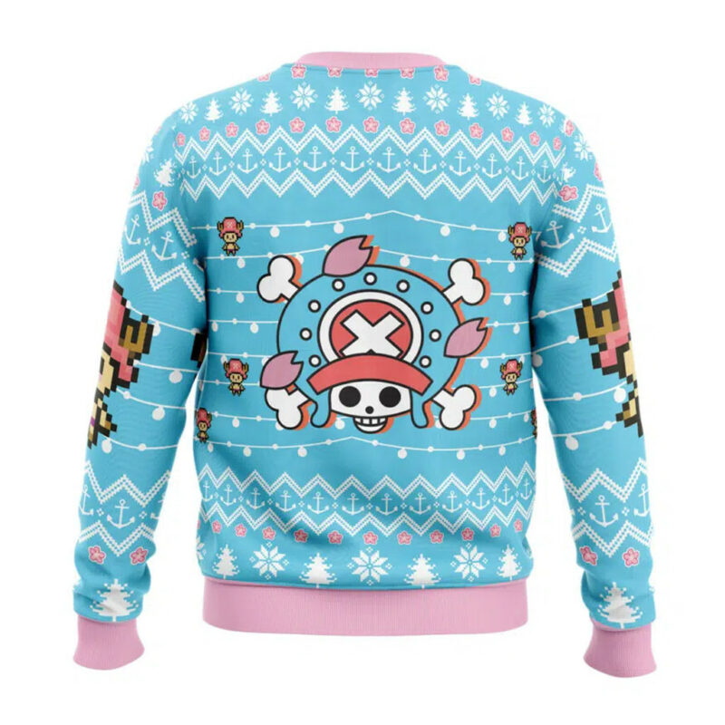 3D Anime One Piece Cute Chopper Custom Ugly Christmas Sweater