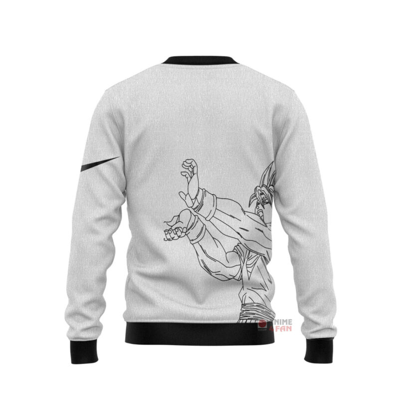 3D Anime Dragon Ball Z Just Goku Minimalistic Custom Ugly Christmas Sweater VA308171