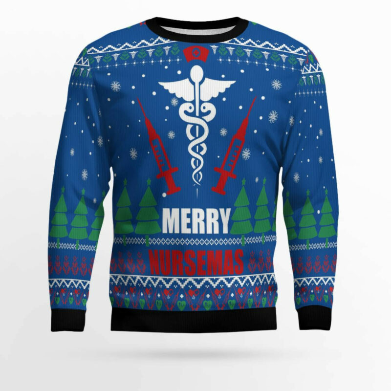 Merry Nursemas Ugly Christmas Sweater