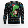 Dinosaur Ugly Christmas Sweater