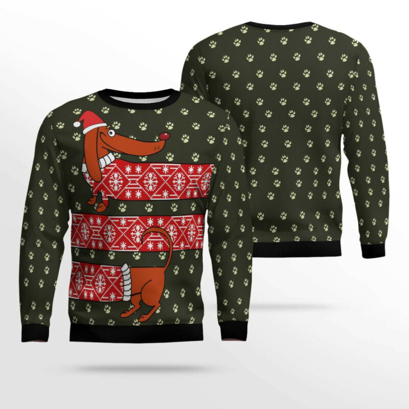 Dachshund Funny Christmas Ugly Christmas Sweater