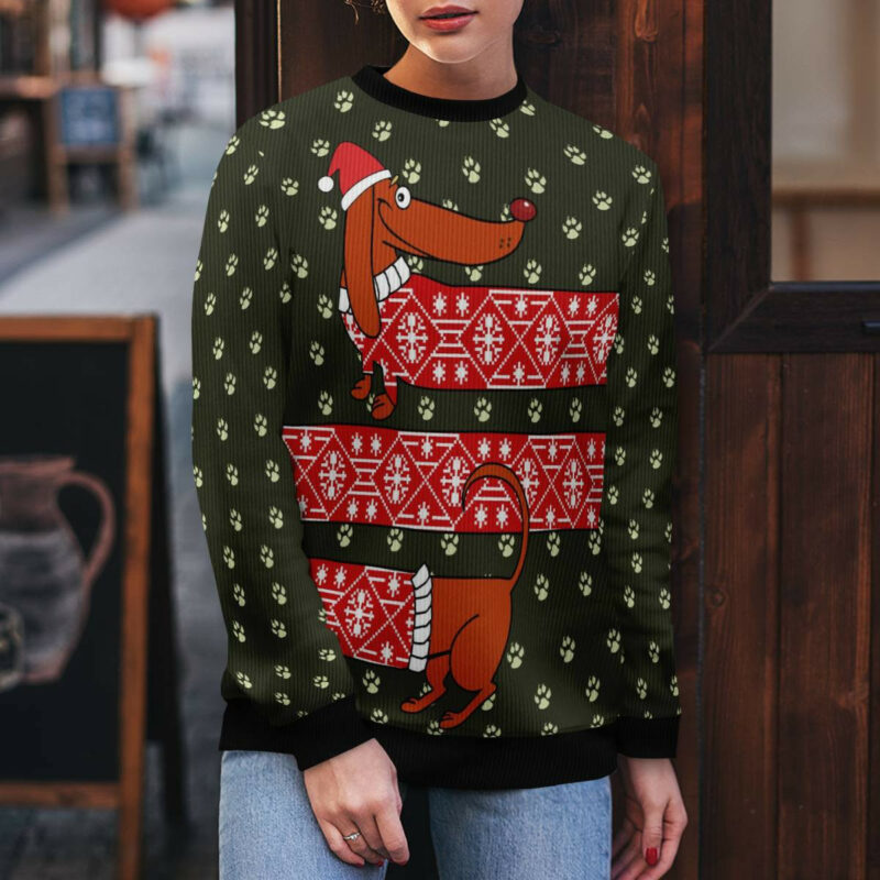 Dachshund Funny Christmas Ugly Christmas Sweater