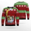 Guinea Pig Love Moon Xmas Ugly Christmas Sweater