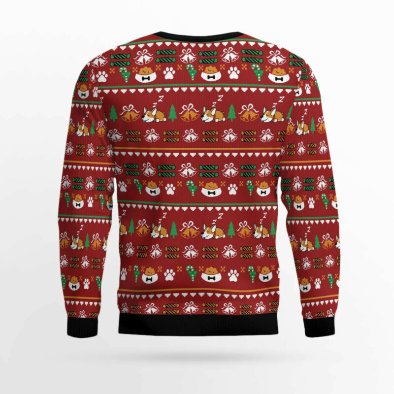 Funny Corgi Merry X-mas Ugly Christmas Sweater