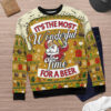 Christmas Most Wonderful Time For Beer Ugly Christmas Sweater