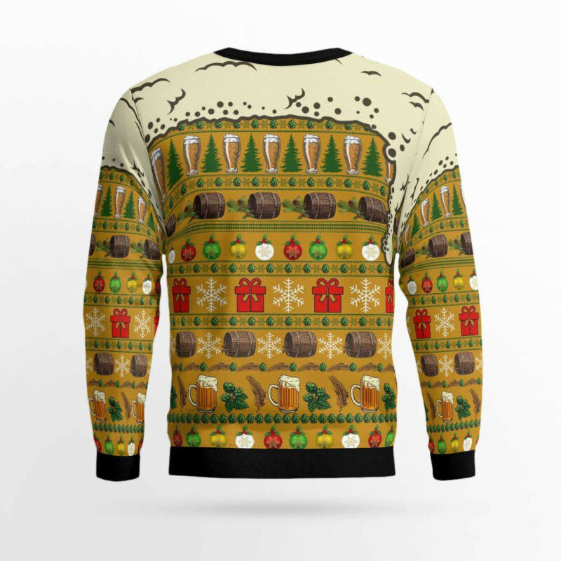 Christmas Most Wonderful Time For Beer Ugly Christmas Sweater