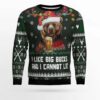 Bear Hunting and Beer Ugly Christmas Sweater