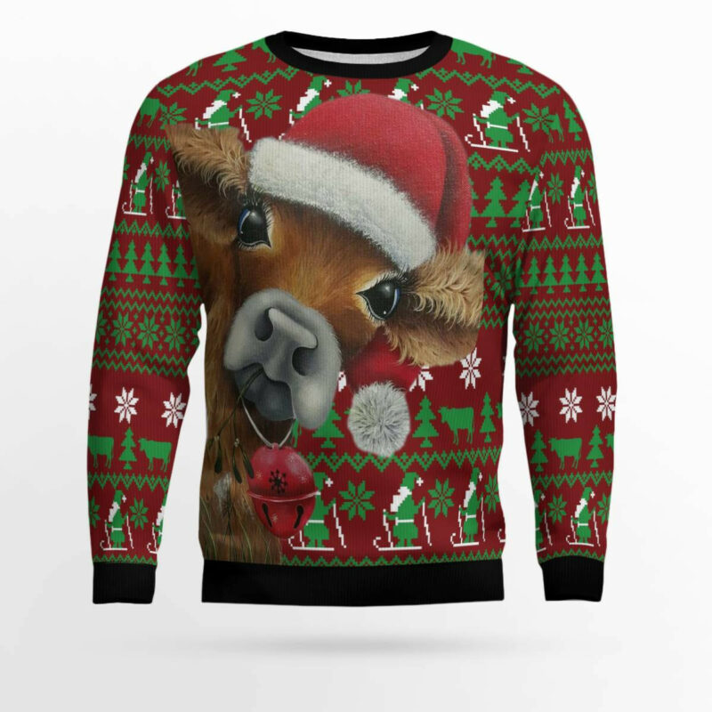 Cow Xmas Ugly Christmas Sweater