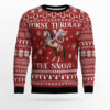 Horse Through The Snow Ugly Christmas Sweater