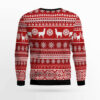 Festive Llama Xmas Ugly Christmas Sweater