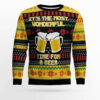 It’s The Most Wonderful Time For A Beer Parody Ugly Christmas Sweater