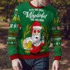 Men's The Most Wonderful Time For A Beer Christmas Sweater