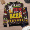 Time For Beer Ugly Christmas Sweater