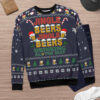 Jingle Beers Drinking All The Ways Ugly Christmas Sweater