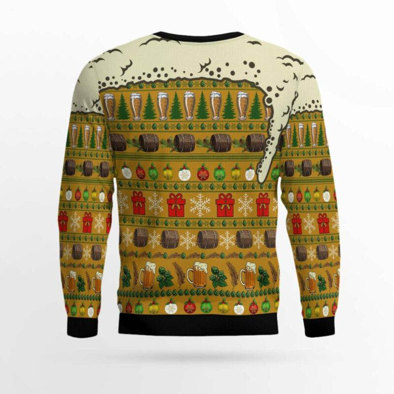 Christmas Most Wonderful Time For Beer Ugly Christmas Sweater