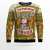 Christmas Most Wonderful Time For Beer Ugly Christmas Sweater