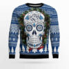 Awesome Sugar Skull Ugly Christmas Sweater