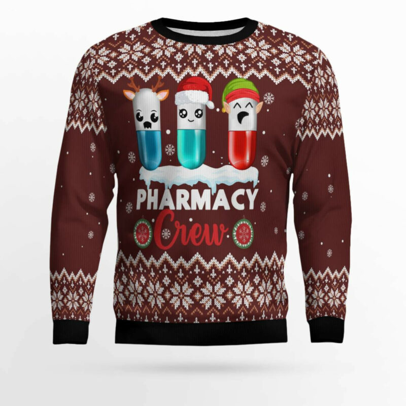 Christmas Pharmacy Crew Ugly Christmas Sweater