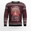 Flamingo Yoga Ugly Christmas Sweater