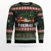 Firefighter Firemas Ugly Christmas Sweater