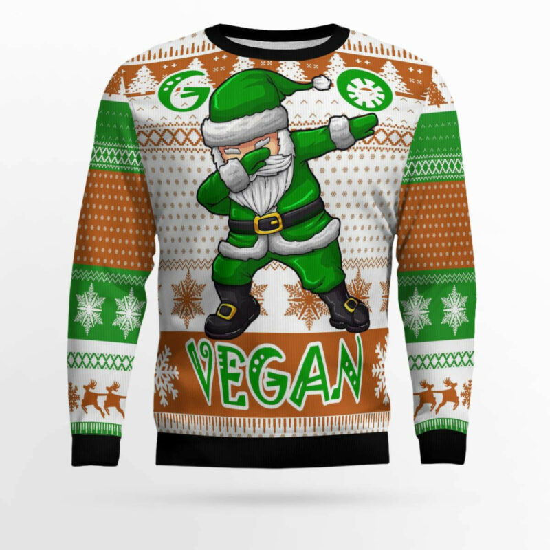 Go Vegan Ugly Christmas Sweater