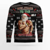 Welcome To The North Swole Ugly Christmas Sweater