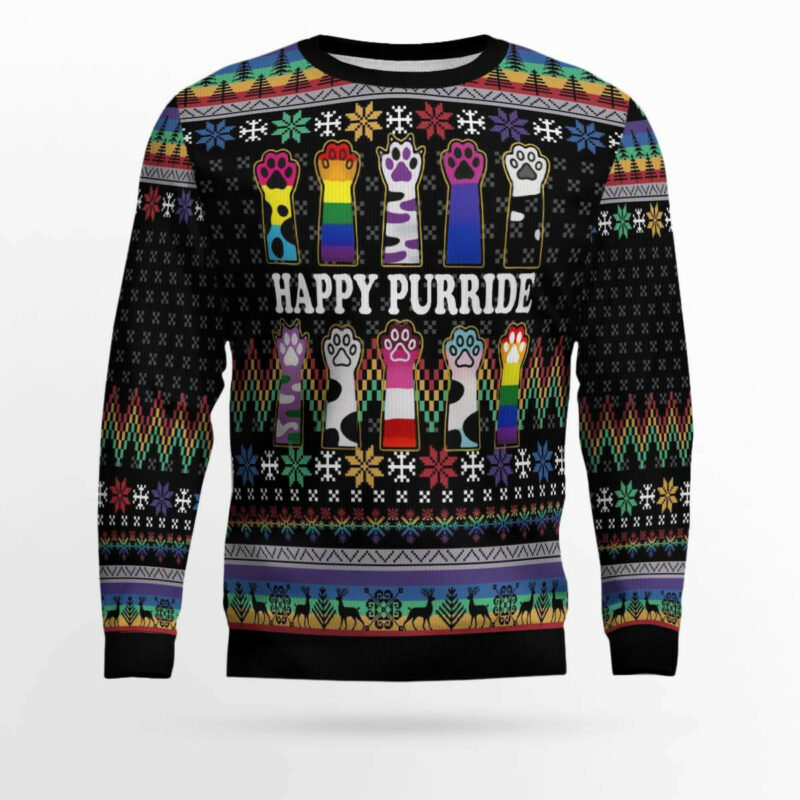 Happy Purride Ugly Christmas Sweater