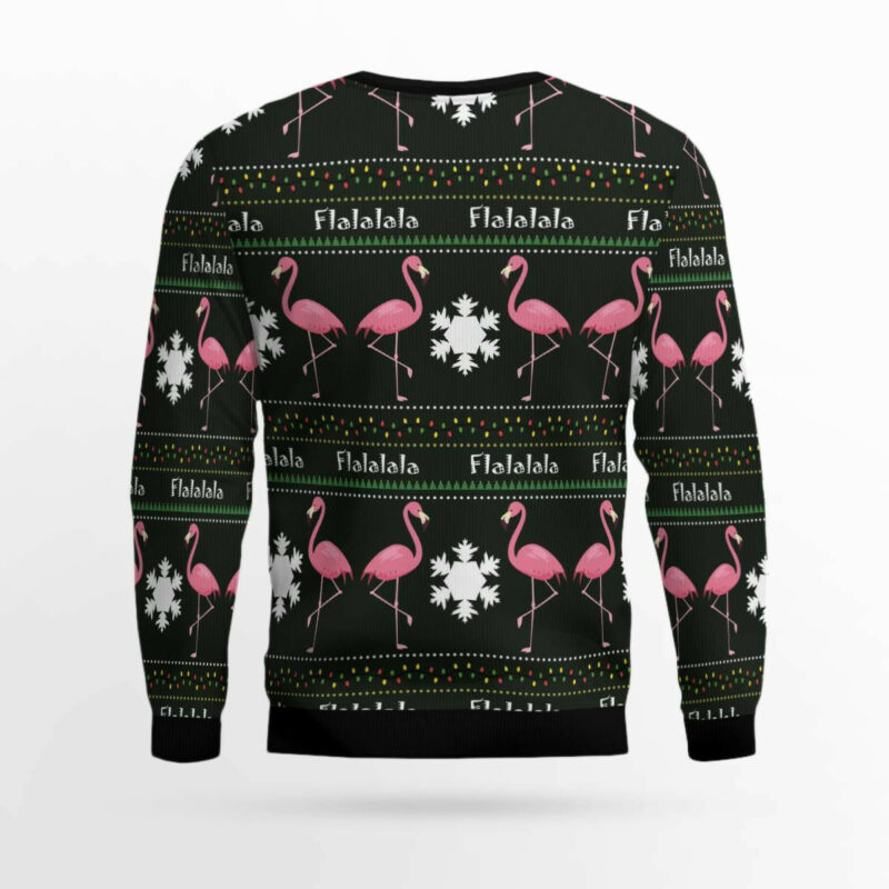 Flamingo Flalala Ugly Christmas Sweater