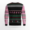 Flamingo Candy Cane Ugly Christmas Sweater