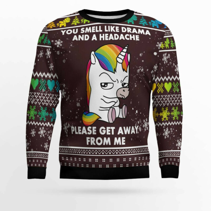 Funny Unicorn Ugly Christmas Sweater