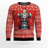 Santa Claus Ride A Motorcycle Ugly Christmas Sweater