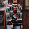 Black Cat Tree Killer Ugly Christmas Sweater