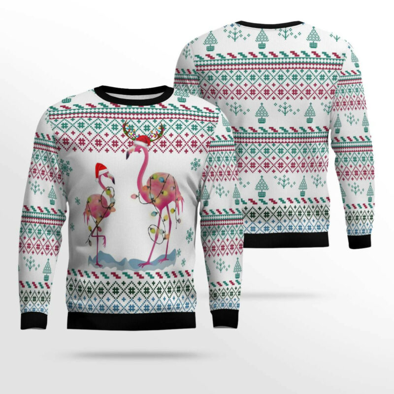 Flamingo Christmas Reunion Ugly Christmas Sweater