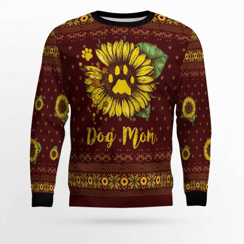 Dog Mom Ugly Christmas Sweater