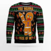 Gingerbread Man Ugly Christmas Sweater