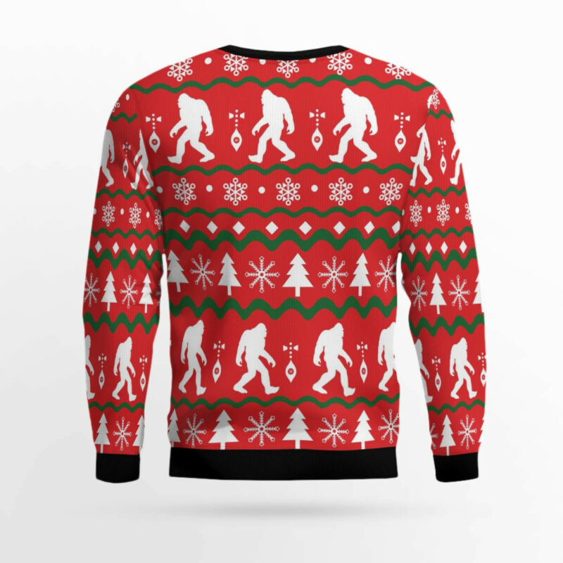 Bigfoot Ugly Christmas Sweater