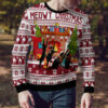 Black Cat Christmas Dancing Ugly Christmas Sweater