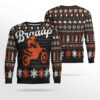 Braaap Moto Ugly Christmas Sweater (Orange Version)