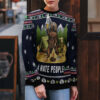 Camping I Hate People Ugly Christmas Sweater