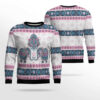 Elephant Mandala Ugly Christmas Sweater