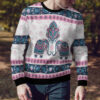 Elephant Mandala Ugly Christmas Sweater