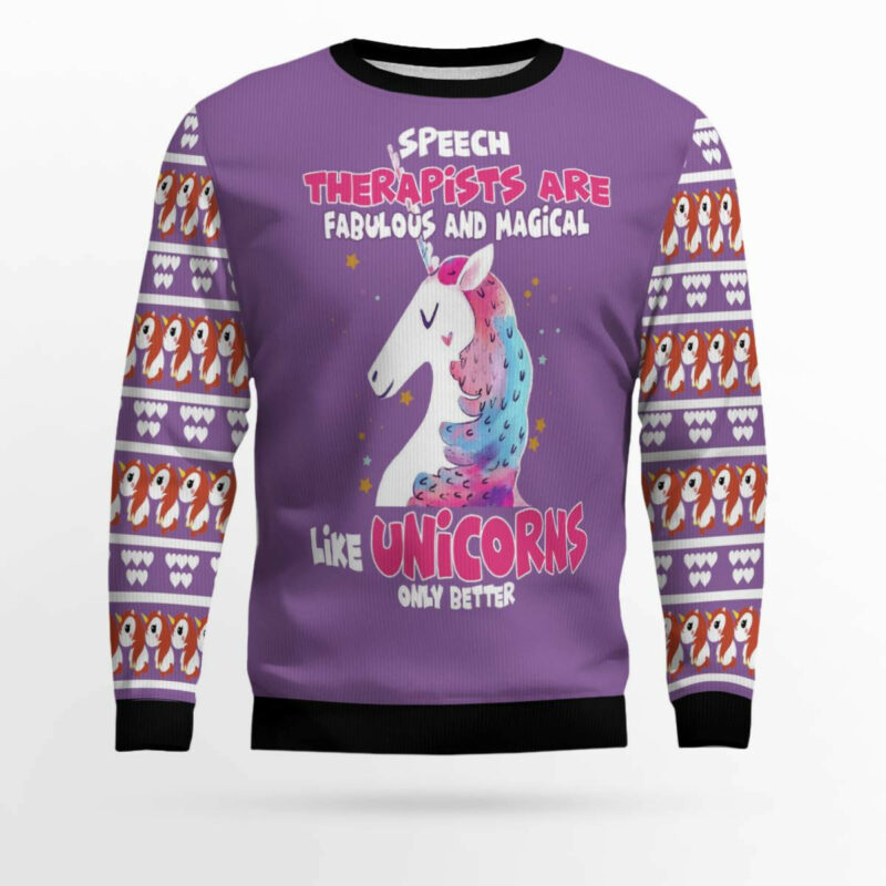 Unicorn Magical Ugly Christmas Sweater