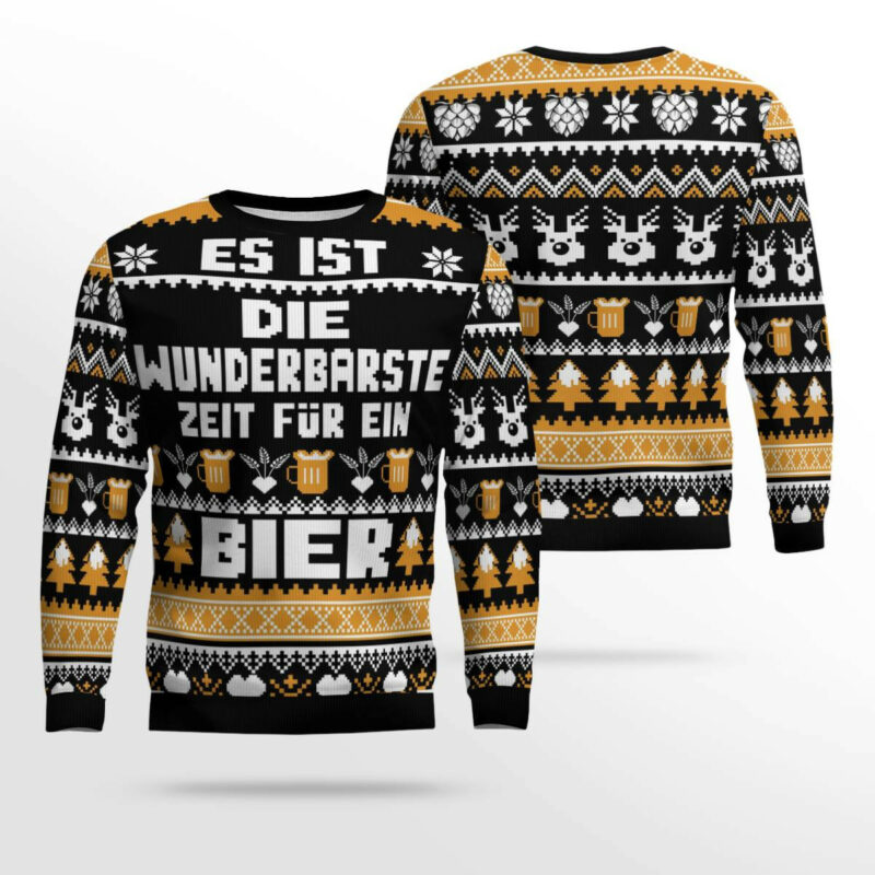 Die Wunderbarste Zeit Für Ein Bier Ugly Christmas Sweater