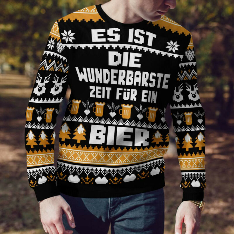 Die Wunderbarste Zeit Für Ein Bier Ugly Christmas Sweater