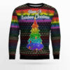 LGBT Rainbow Ugly Christmas Sweater