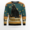 Black Cat Ugly Christmas Sweater