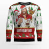 Jesus Birthday Boy Ugly Christmas Sweater