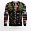 Vintage Bigfoot Ugly Christmas Sweater